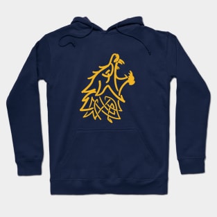 Viking Wolf Rune Hoodie